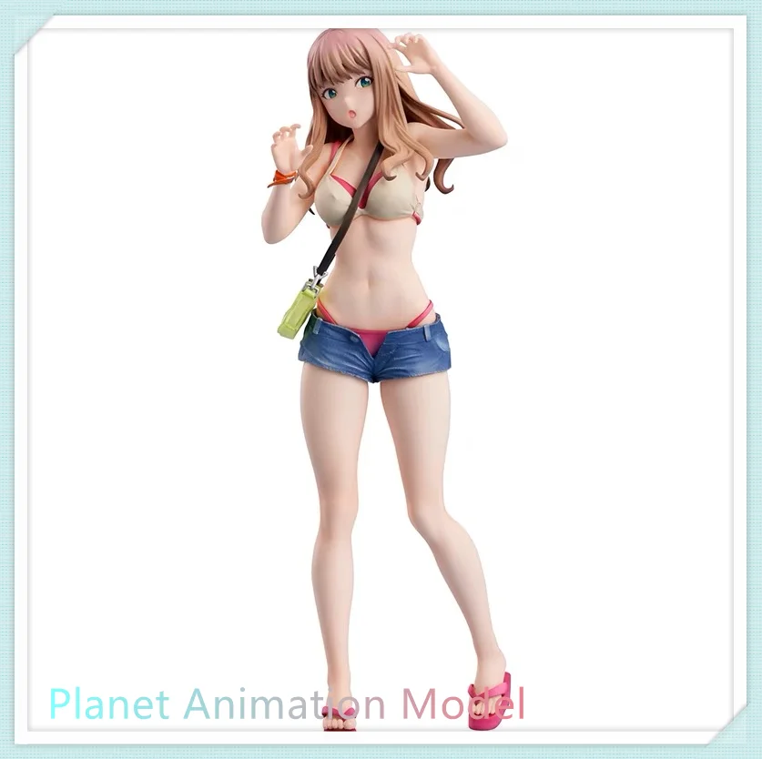 100% Original:In StocK Electric light Machine Wang Nanmengya Swimsuit 24CM 1/6 PVC Action Figure Anime Model Toys Doll Gift