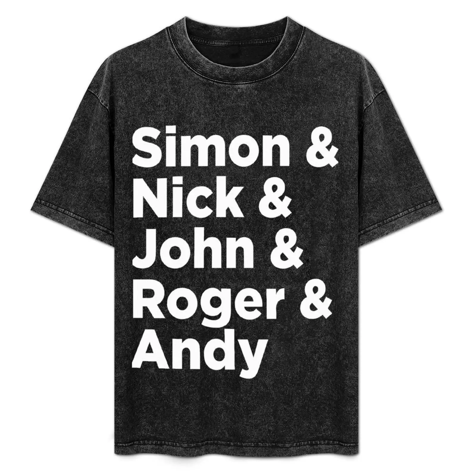 

My Favorite People British Duran Duran Rock Band Gift For Fan T-Shirt Holiday Simple Tee Shirt