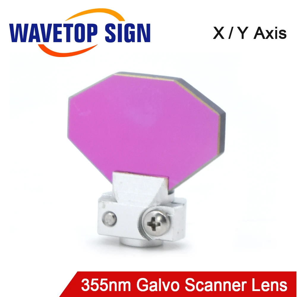 WaveTopSign 355nm Galvanometer Lens X axis 18.3x13.7x2mm Y axis 23.2*16*2mm use for Galvanometer