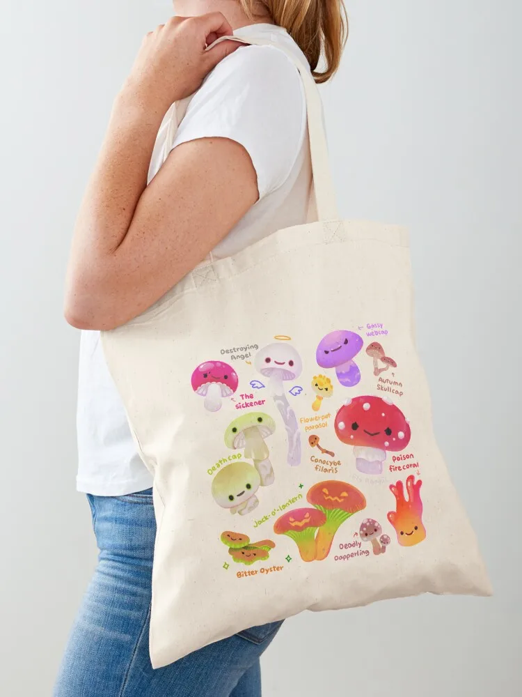 

Mushroom Tote Bag bag for beach reusable shopping bags the tote bag female
