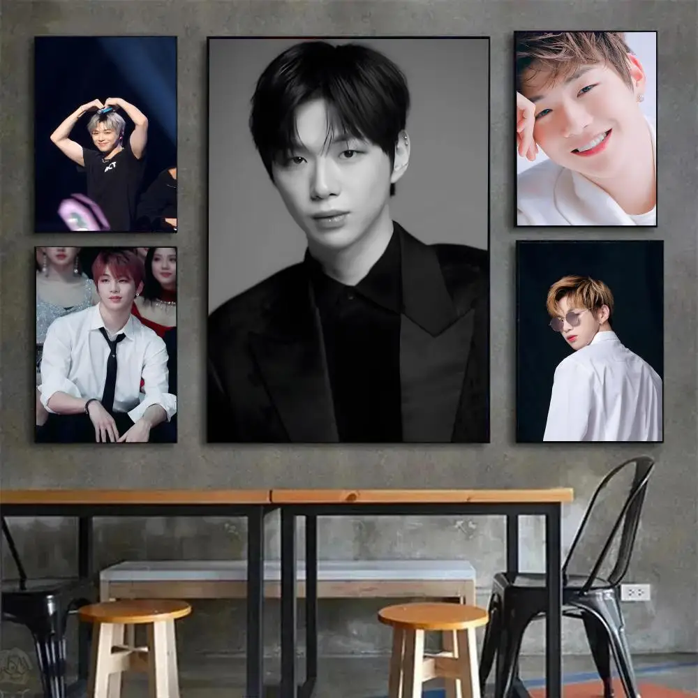 singer energetic K-Kang Daniel Poster Poster Painting Wall Art Mural for Living Room Home Decor and Gifts