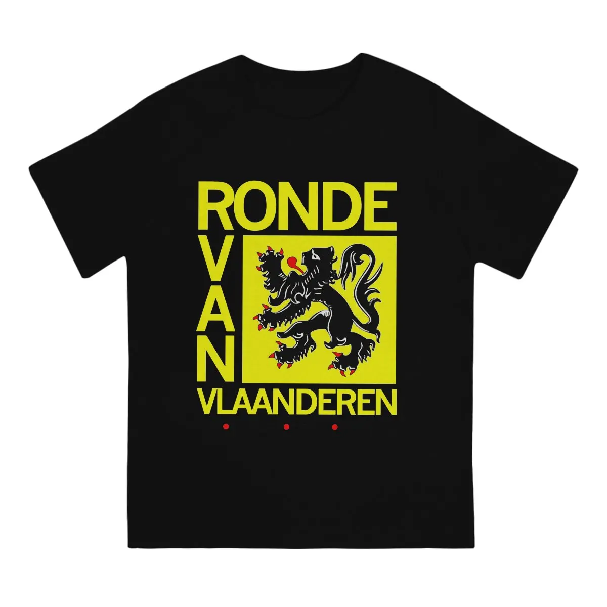 Tour of Flanders T Shirts Men's  100% Cotton Casual T-Shirt O Neck RVV Cycling Tour Tees Short Sleeve Clothing Summer