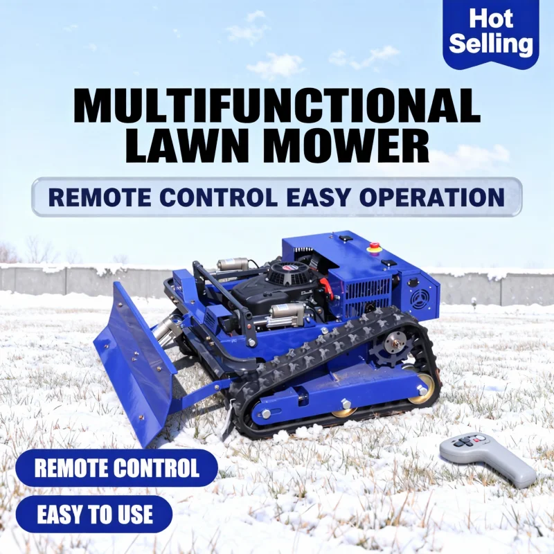 

Customized All-Terrain Self-Propelled Lawn Mower - Remote-Controlled Zero-Turn Robot with Snow Shovel and Discounted Price