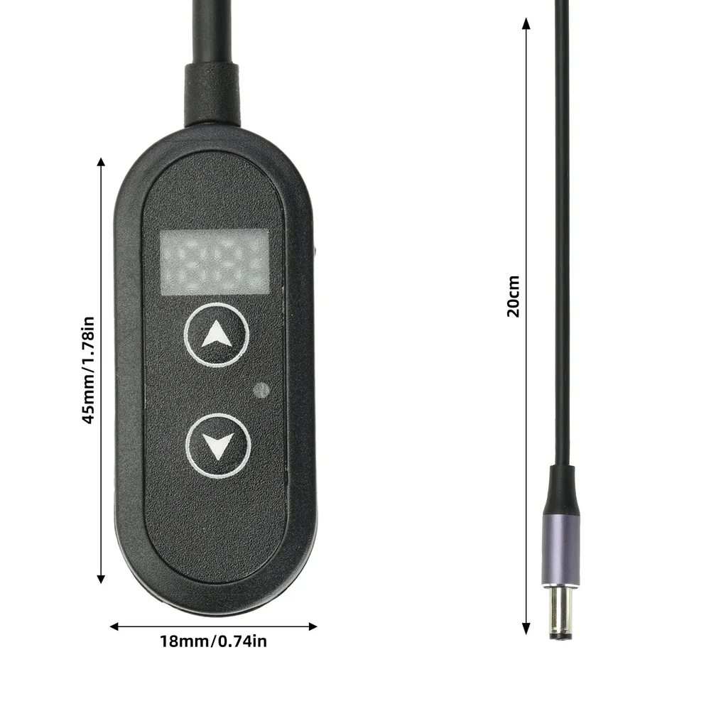 140W PD Trigger Cable Adjustable Voltage 5V-28V Type C To DC 5.5mm With Memory Function Digital Display For Router LED Fan Tool