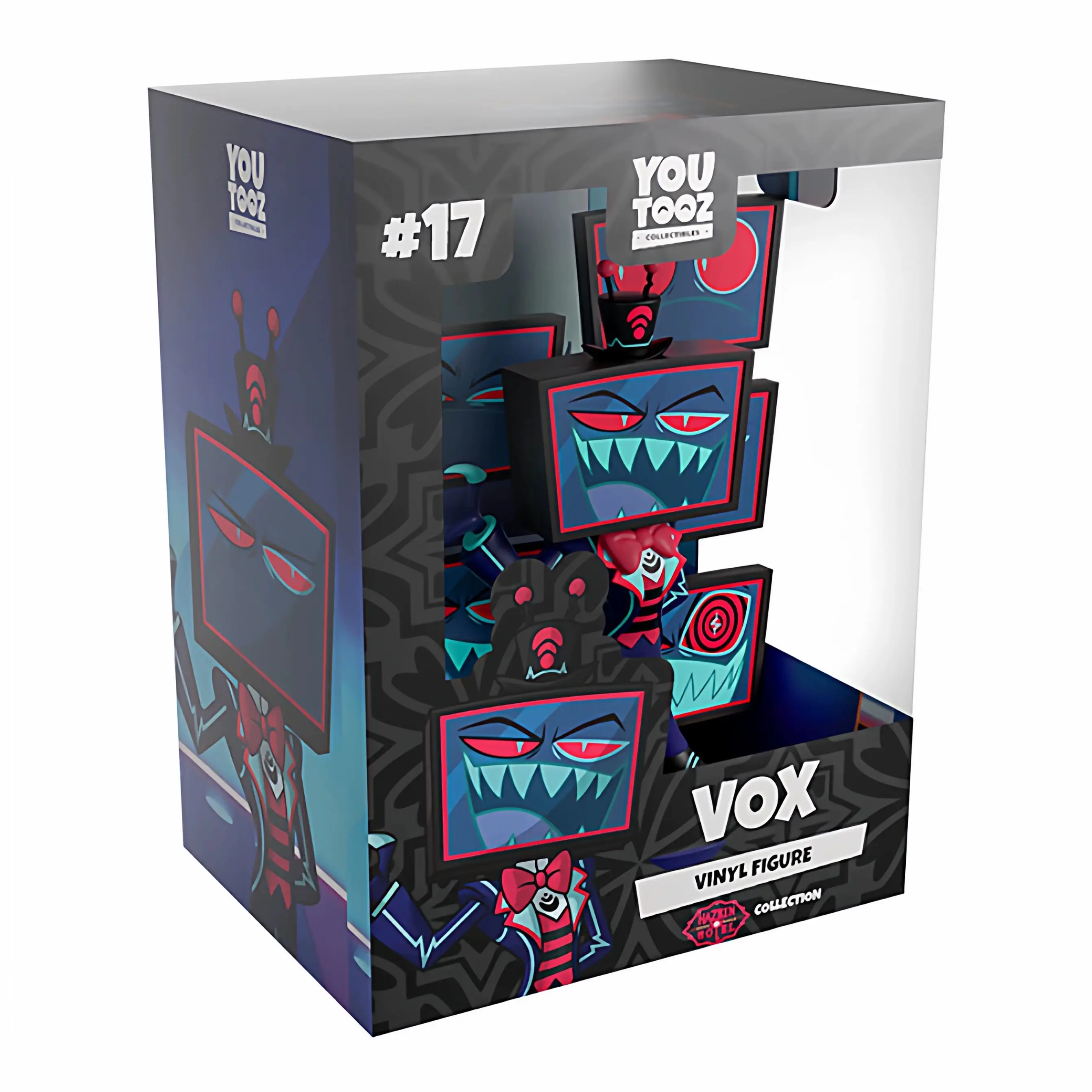 

In Stock Official Youtooz Hazbin Hotel Vox 5.2" Action Figure With 6 Interchangeable Faces Or 9" Plush Doll Soft Collectible