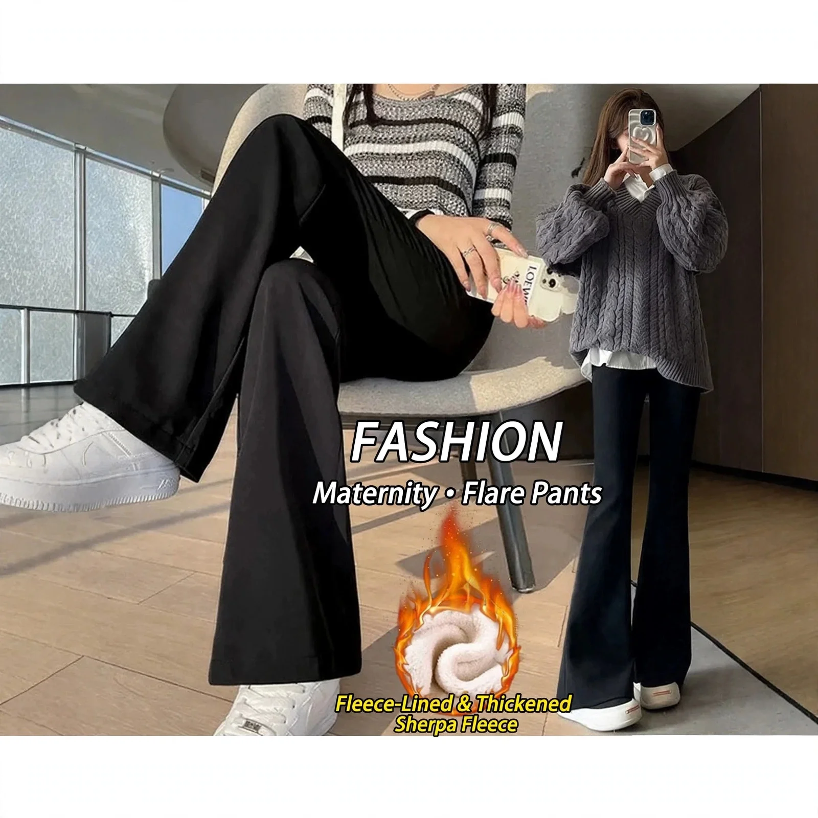 Maternity Pants High Waist Belly Support Slim Fit Stretch Pregnant Women Spring Summer Autumn Casual Daily Home Wear