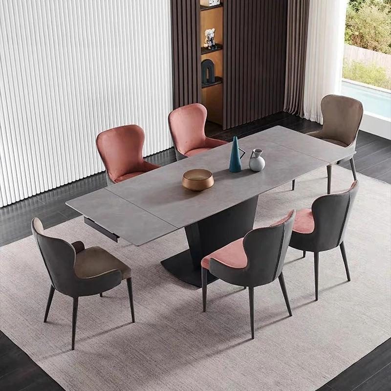 Restaurant Tables Multifunction Home Furniture Modern Dining Rooms Service Table Designer Coffee Dinning Sets Chairs for Kitchen