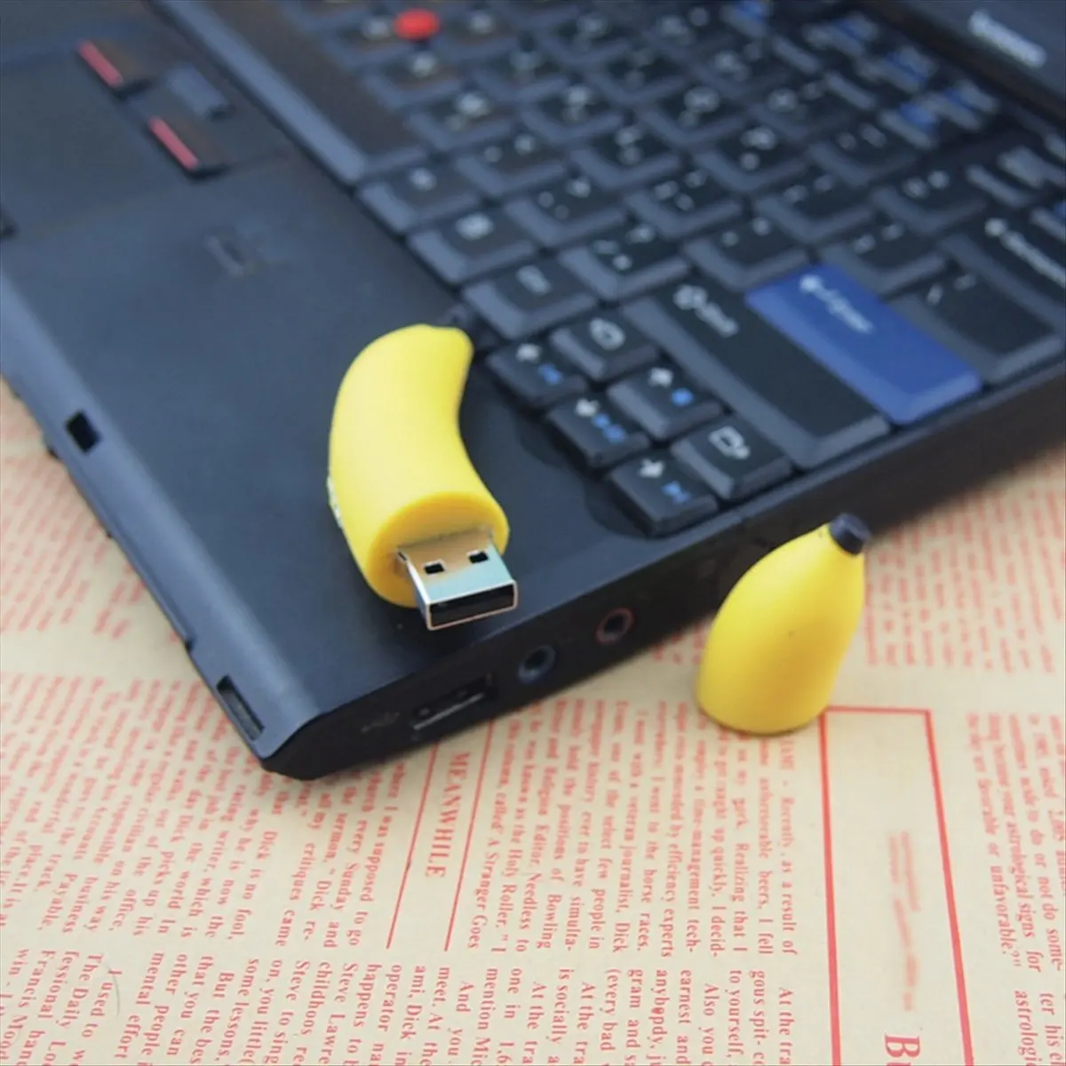 Top Sale Banana Fruit USB 2.0 Flash Drives 64GB Cute Pen Drive 64G Gift Usb Stick Gifts for Kids