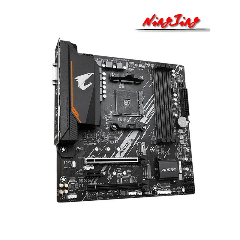 GIGABYTE GA B550M AORUS ELITE Micro-ATX New AMD B550 DDR4 4733(O.C.) MHz M.2 USB3.2 128G  Double Channel Socket AM4 Motherboard