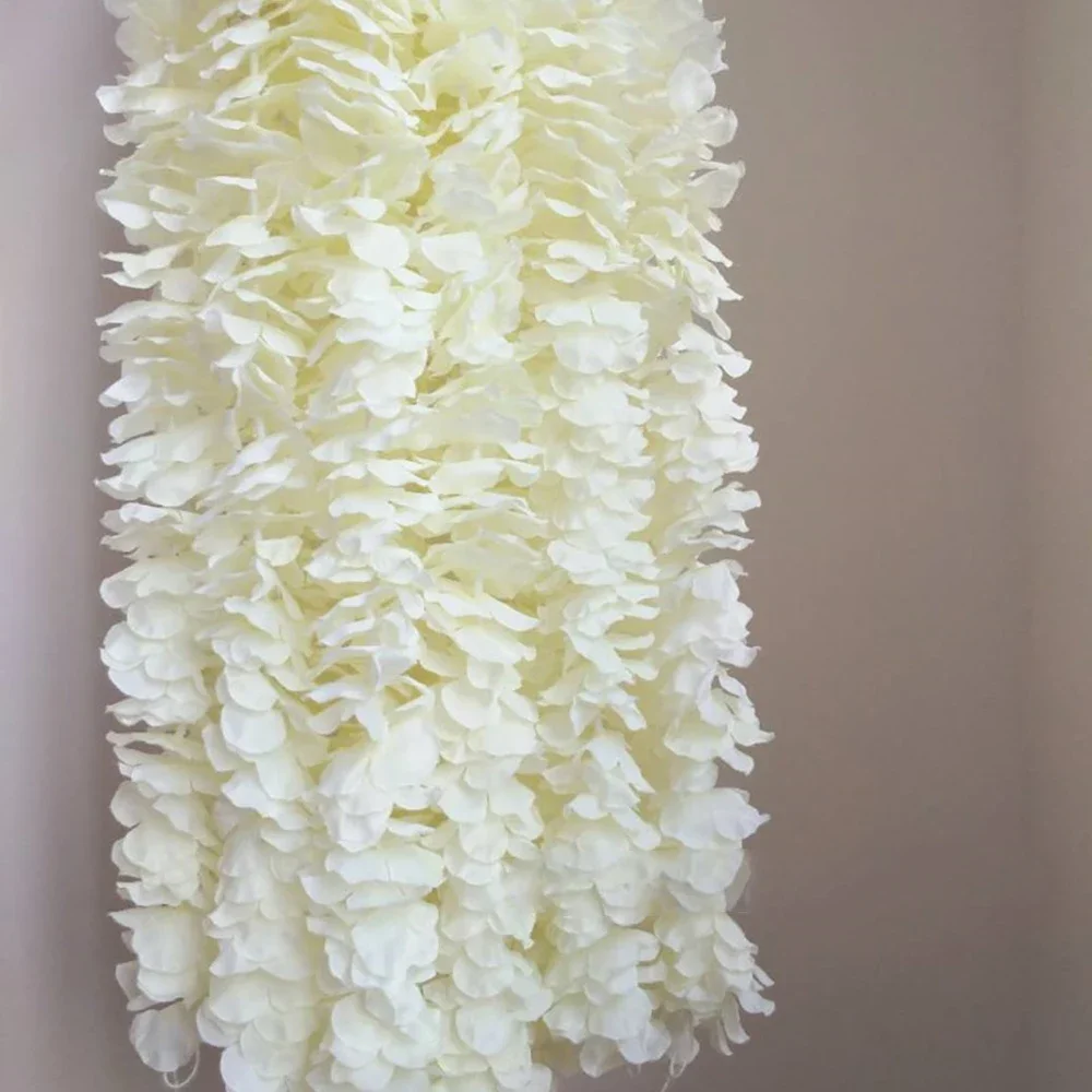 20/40 Stuks Kunstmatige Blauweregen Bloemen Opknoping Garland Vine Rotan Nep Bloem String Zijden Bloemen Huis Tuin Bruiloft decoratie