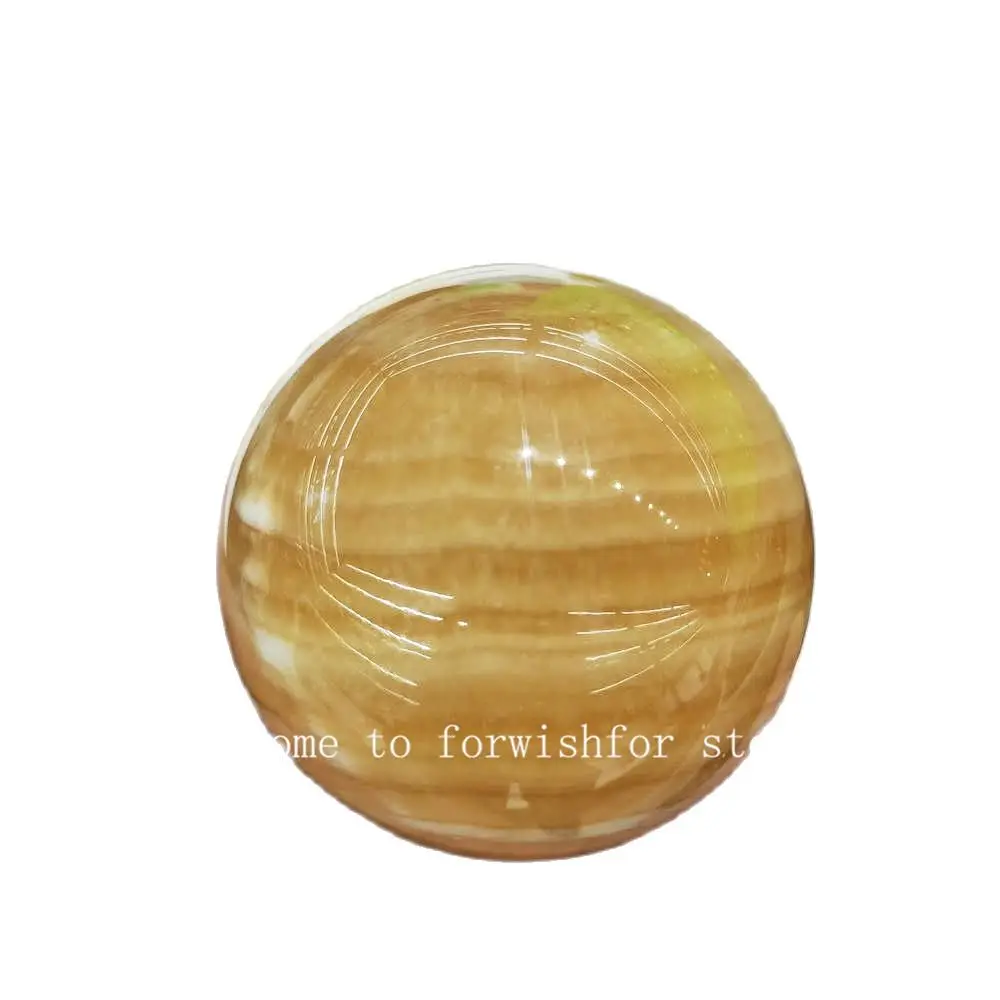 Natural Crystal Ball Calcite Stone Ball Reiki Healing Room Decoration Round Stone Ball Home Decoration Desk Decoration