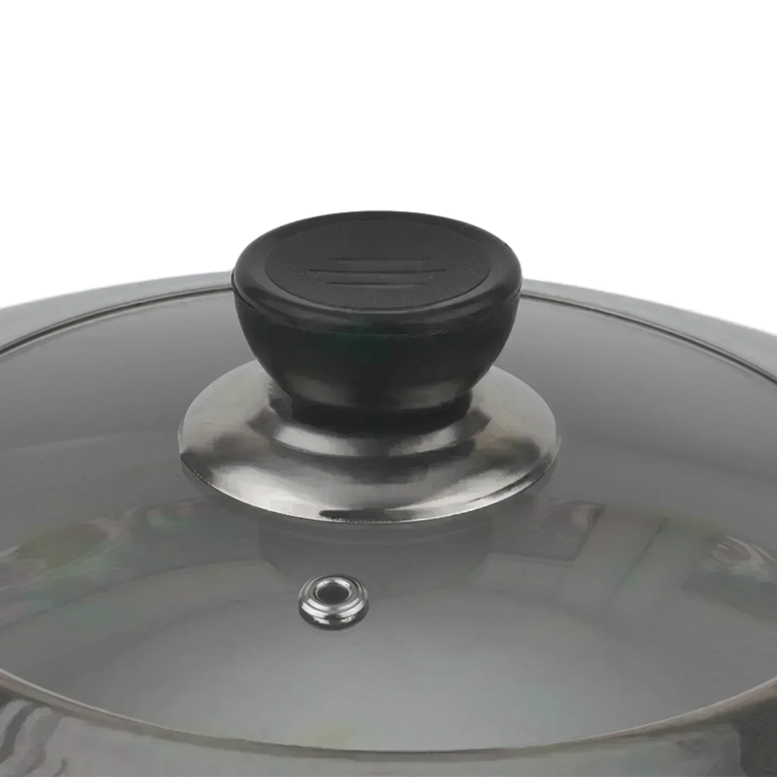 Cocina tus comidas favoritas con facilidad usando esta cazuela de repuesto de 40 cm, cacerola de vidrio templado, tapa para freír Wok