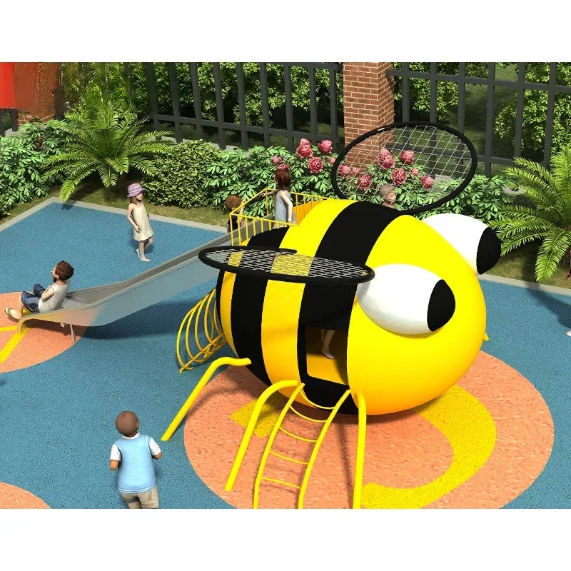 Large outdoor non-standard children's playground equipment outdoor stainless steel slide scenic park amusement facilities
