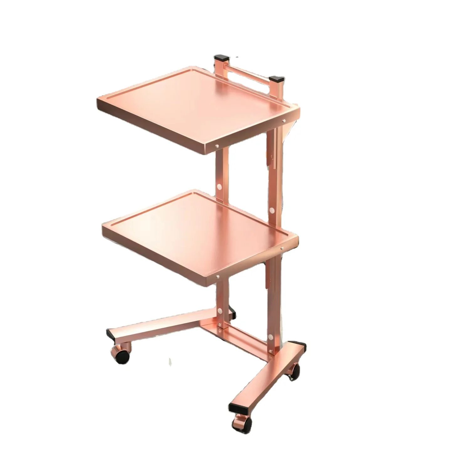 Stainless steel beauty salon trolley foldable hair salon special ironing and dyeing car barbershop tool cabinet