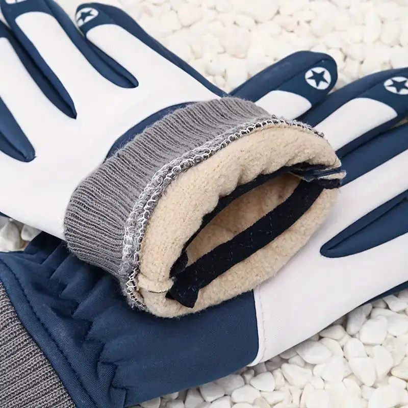 야외 스키 사이클링 어린이용 장갑 유니섹스 방수 방풍 스케이트보드 밸런스 사이클링 스포츠 올 핑거 글러브