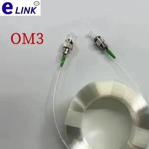 

multimode bare fiber OM3 FCAPC 100m 5km with connector for fibre disc test extension tray false optical jumper SCAPC LC 1km