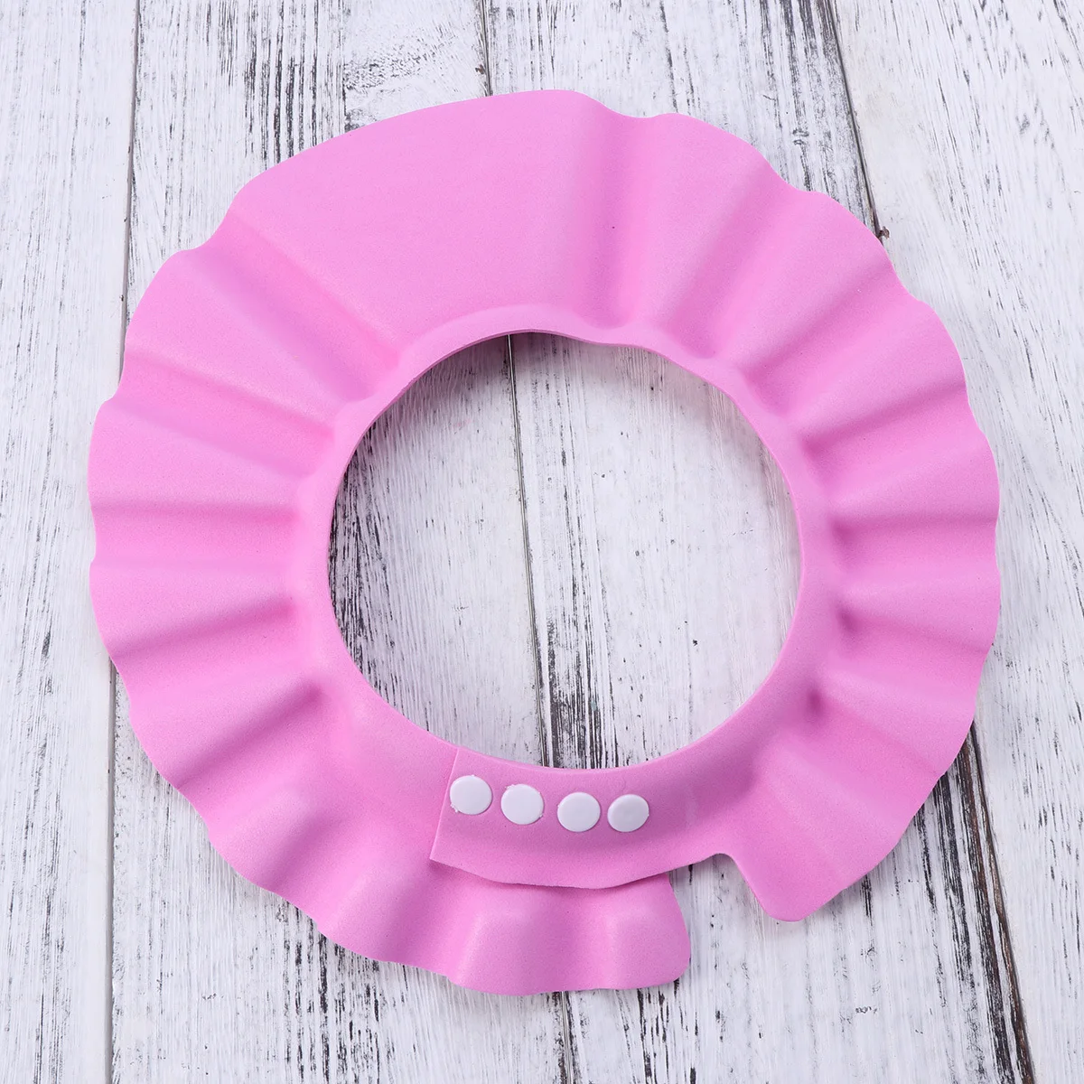 Gelbe, verstellbare, wasserdichte Eva-Babyparty-Mütze zum Waschen von Badehaaren, Augenschutz, leicht, langlebig ° C