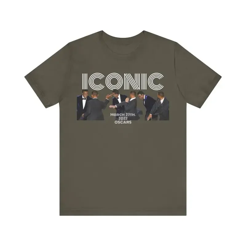 ICONIC 2022 Oscar slap Will Smith and Chris Rock Jersey T Shirt