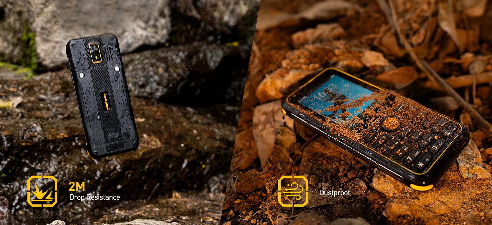 Ulefone Armor Mini 4 Rugged 2.8 inch Unisoc T117 64MB RAM 128MB ROM 2MP Rear Camera 2100mAh Battery 4G Global Version