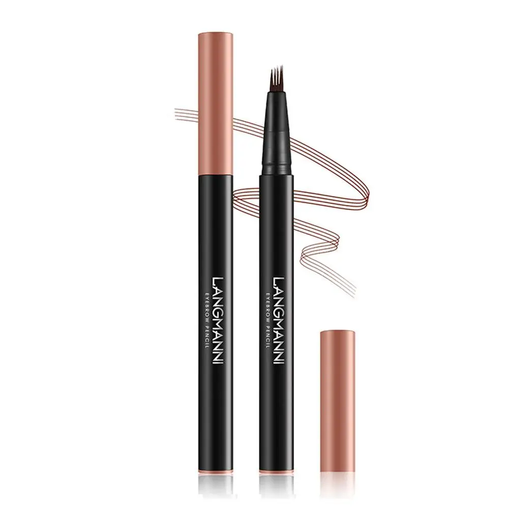 Eyebrow Pencil Three-dimensional Portable Waterproof Makeup Long-lasting Claws Natural Four Eye Easy Color Smooth M3P3