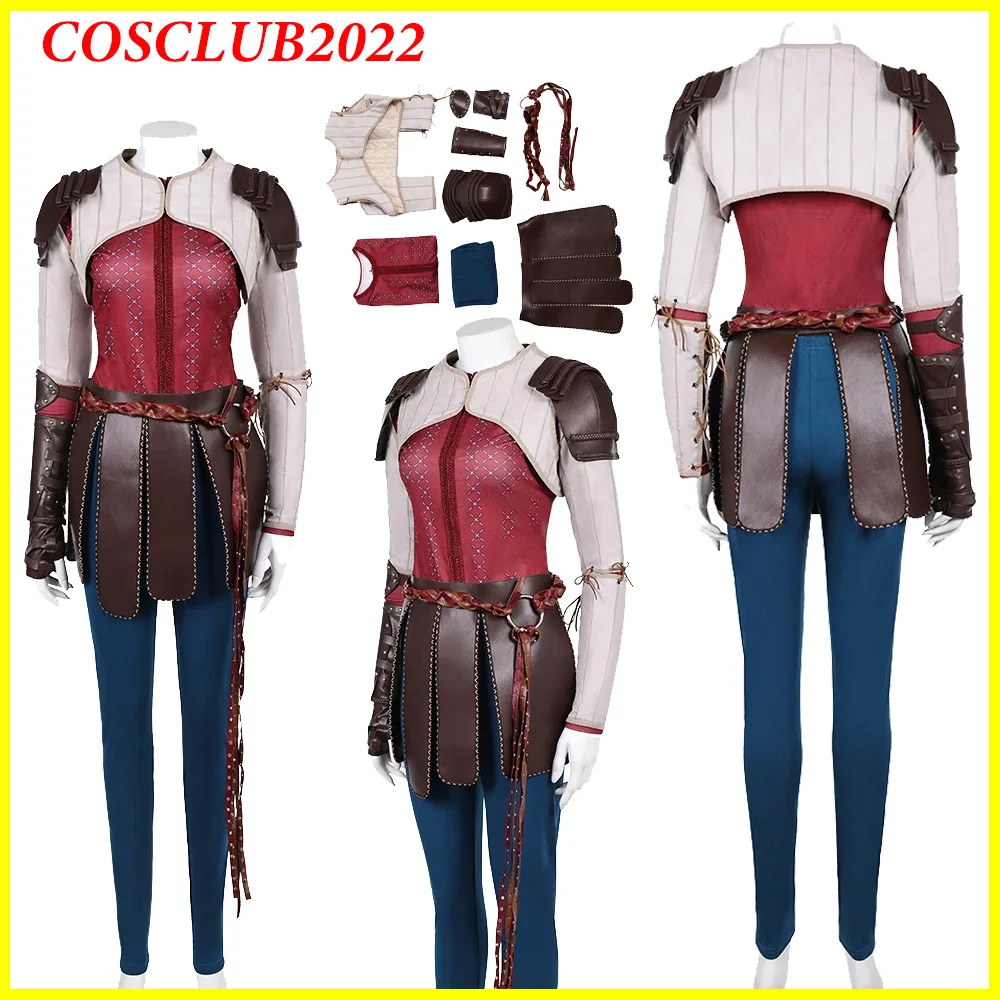

Astrid Cosplay Costume Movie Train Roleplay Dragon Uniform Coat Pants Belt Wristband Women Outfit Halloween Carnival Party Suit