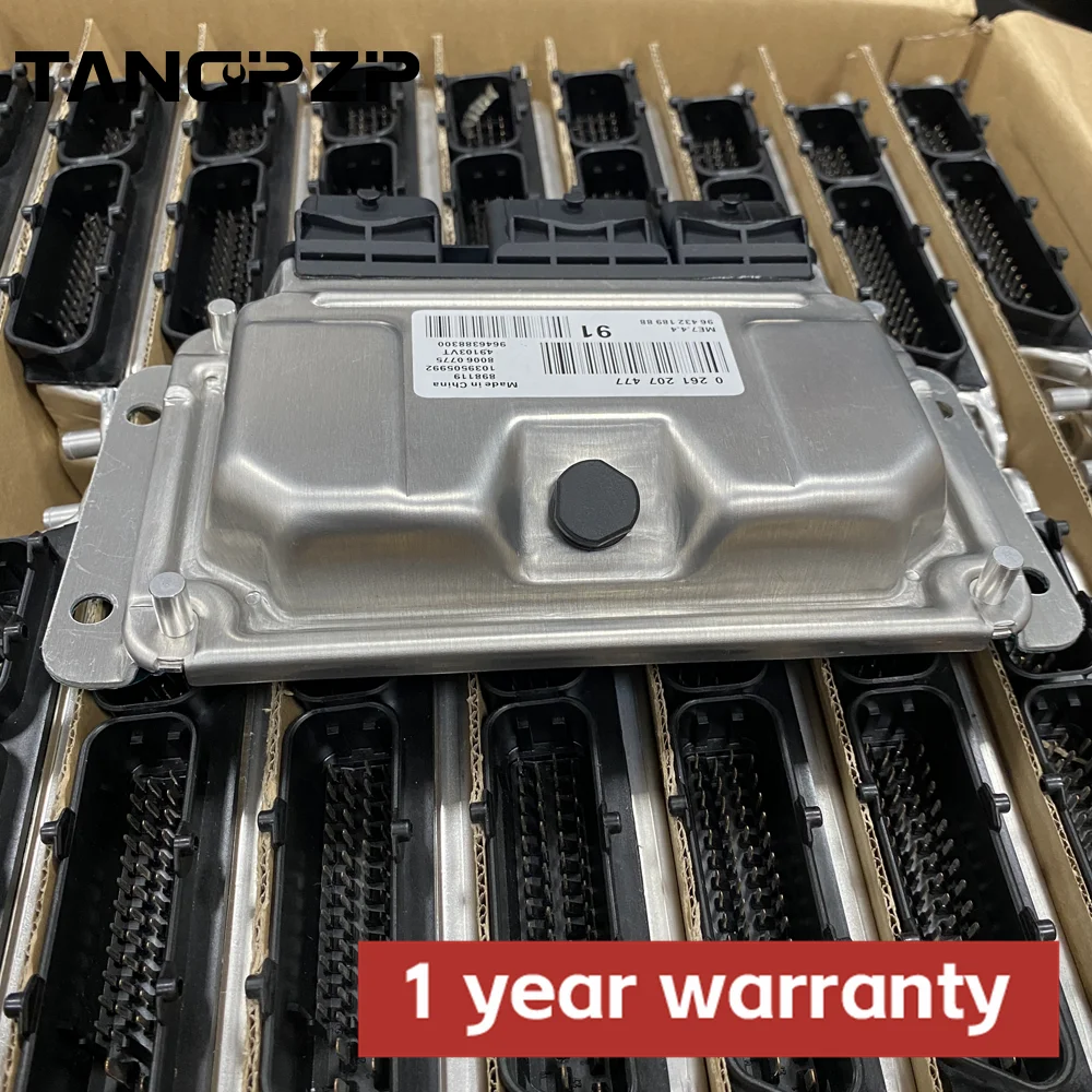 

9643218988 0261207477 Car Engine Computer Electronic Control Module Ecu Me7.4.4 For Peugeot 206 207 307 Citroen C2 C3