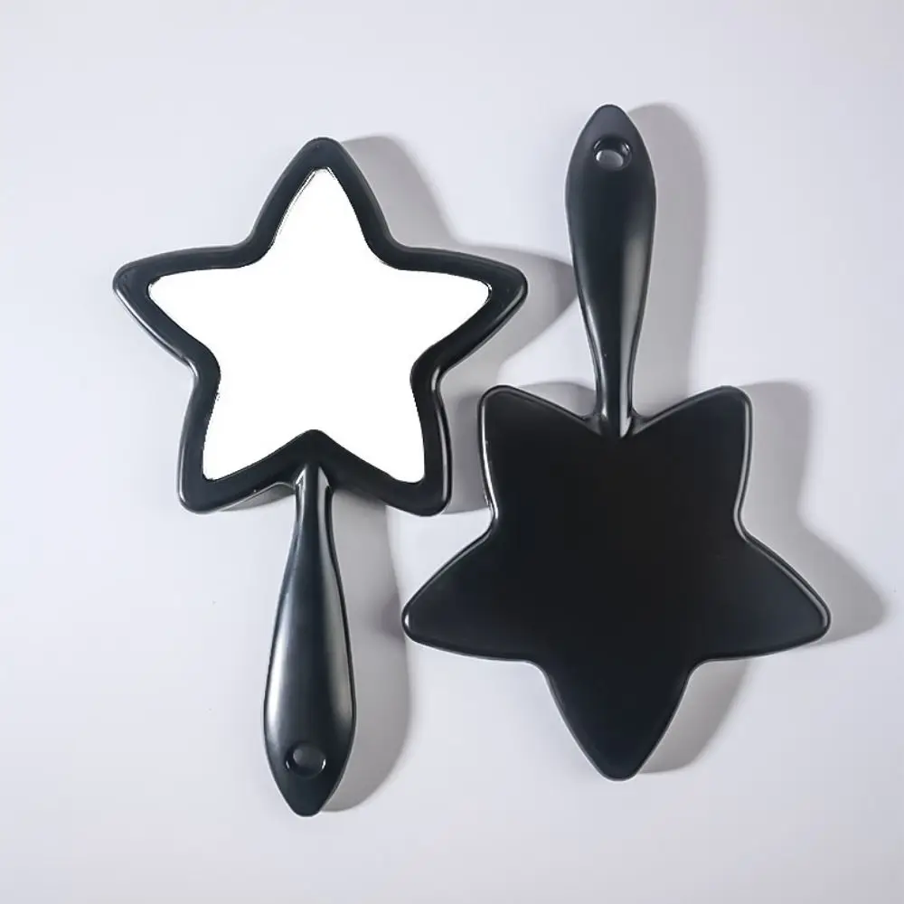 Pentagram Shape Five-pointed Star Mirror With Hanging Hole High-definition Handheld Mirror Single-sided Beauty Make-up Mirror