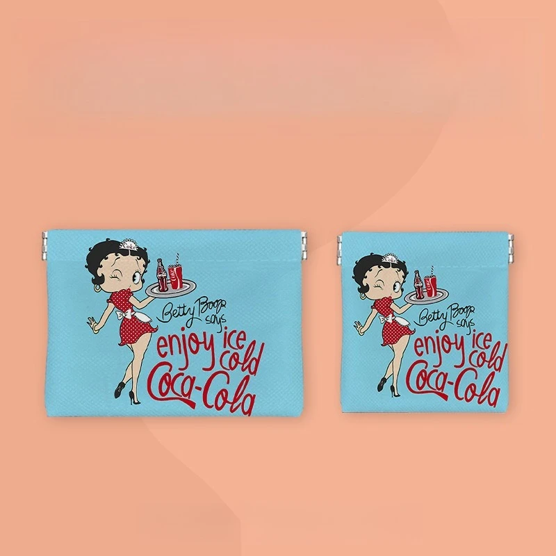 Betty Boop storage bag creative and stylish with anime cartoon prints cute and girly large capacity portable cable storage bag view 4
