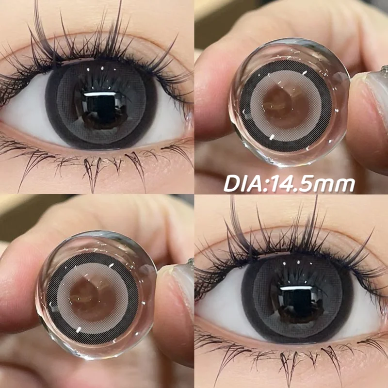 MILL CREEK 2Pcs Contact Lenses with Myopia Graduation Diopters High Quality Eyes Contacts Color Pupil Lense Yearly Fast Shipping