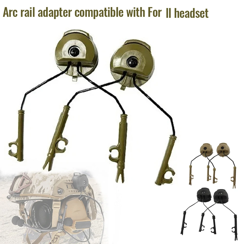 ARC Rail Adapter,Rail Mounting of Tactical Headset Compatible with  Headset and Helmet with ARC Rail