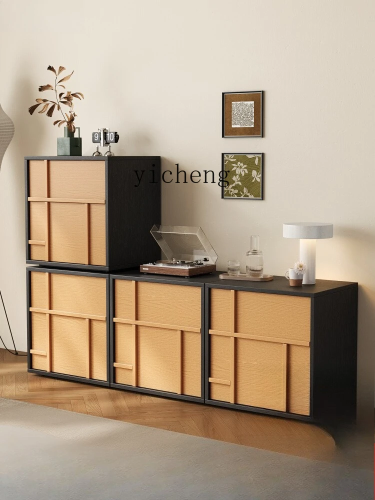 

LXC Retro Solid Wood Living Room Chest of Drawers Bedroom Storage Drawer Cabinet Bedside Multi-layer Drawer Storage Organizer