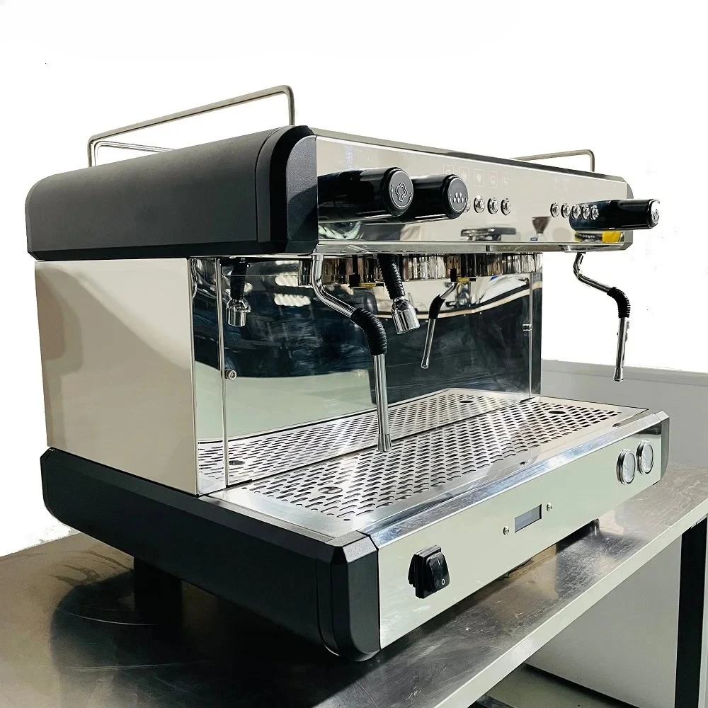 

Commercial Italian 2 Group Cappuccino Espresso Coffee Machine Expresso Coffee Machine Coffee Machines for Business Electric