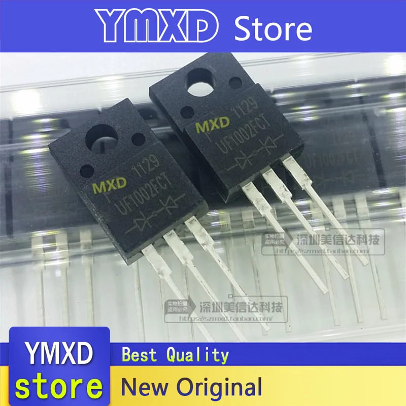 10pcs/lot New Original UF1002FCT 10A 200V Fast Recovery Tube TO-220F In Stock