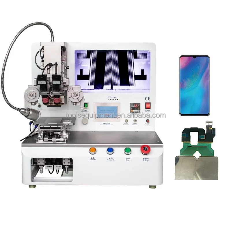 2024 TBK Factory Price Mobile Phone LCD Screen Repair COF ACF Bonding Flex Cable Machine