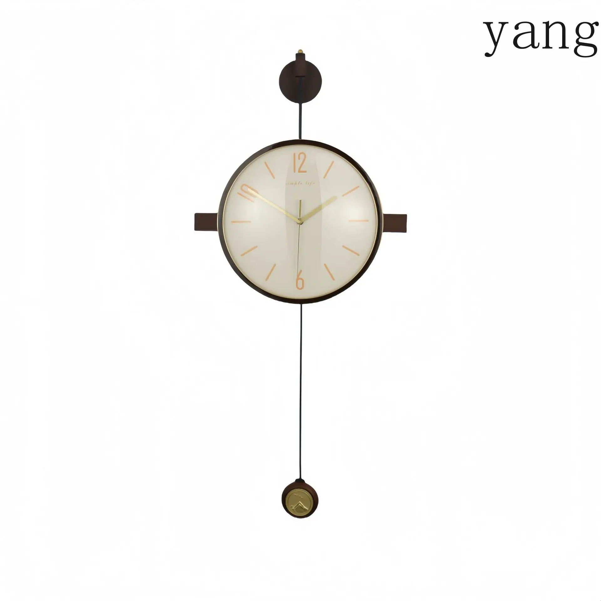 CX simple light luxury living room wall clock silent clock personalized minimalist atmosphere quartz clock