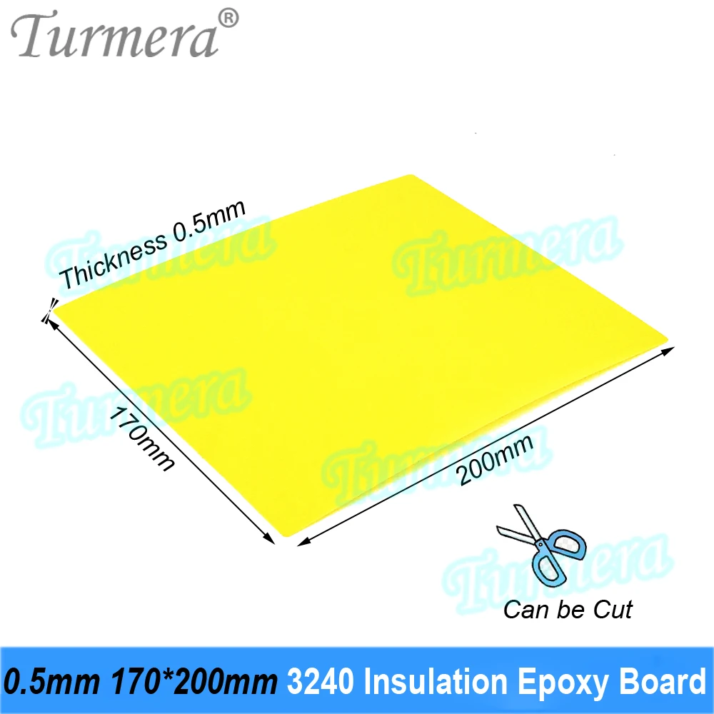 Turmera 8Pieces 3240 Insulation Epoxy Board 0.5mm Thickness 170*200mm Use in 3.2V 280Ah 305Ah 320Ah 12V Lifepo4 Battery Pack Diy