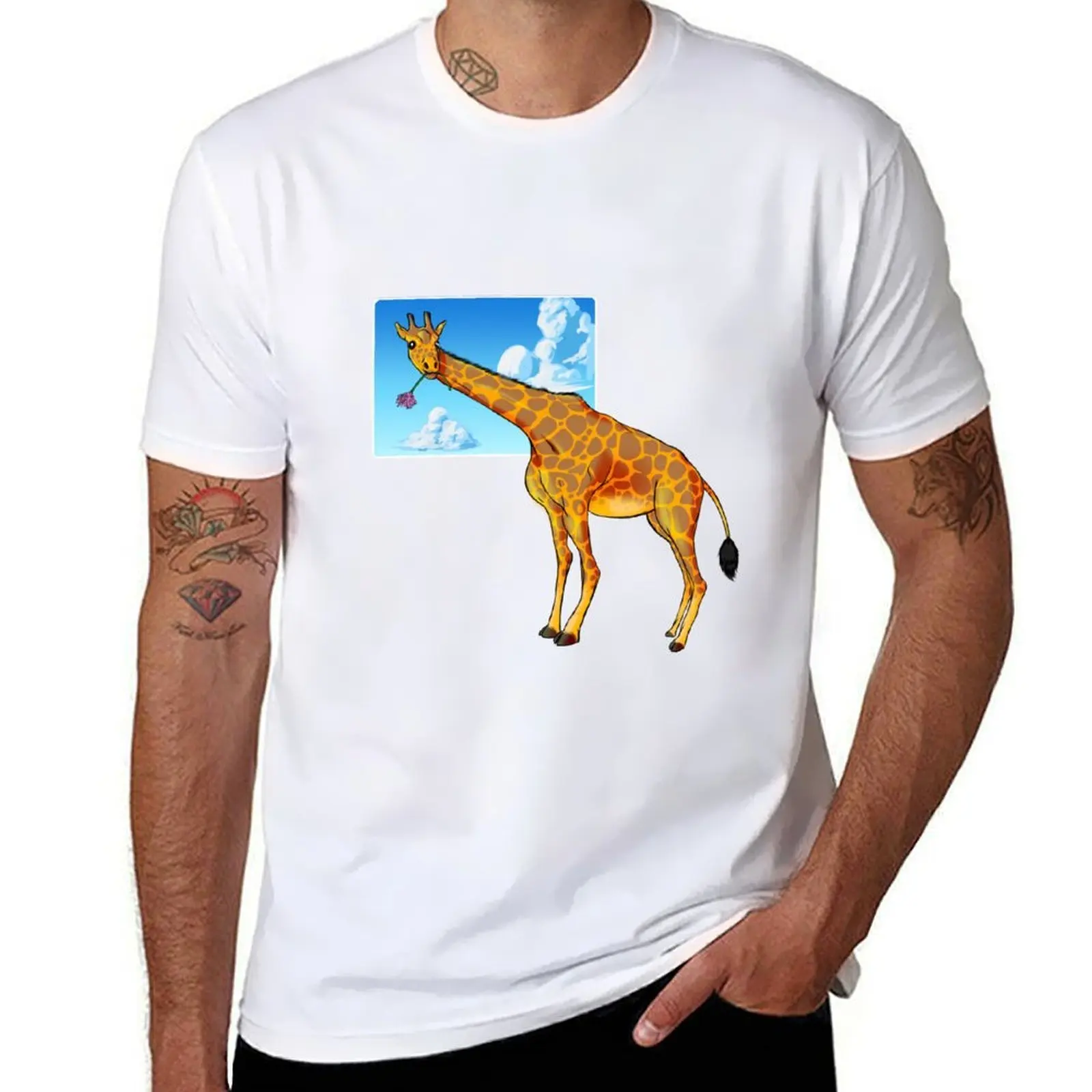 

Cute Giraffe T-Shirt anime t shirts for man man t shirts graphic T-Shirt