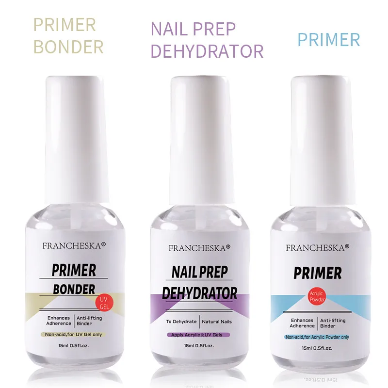 15ml Nail Primering Set Bonder Prep Desidratador Dessecante Anti-warping Secagem Rápida Sem Necessidade De Lâmpada LED UV Nail Gel Polish