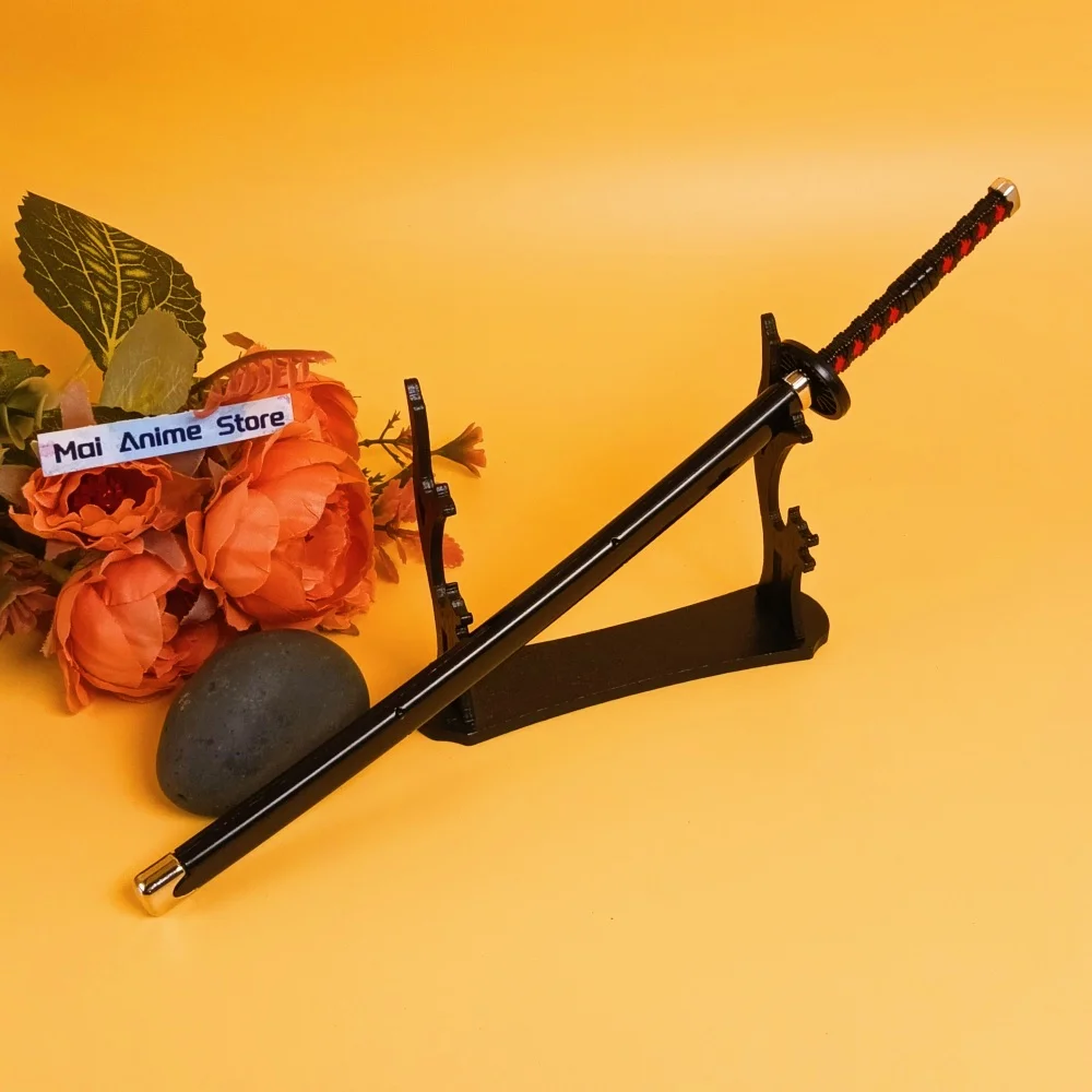 10in Mini Tanjirou Katana Ainme Kimetsu No Yaiba اليابانية كاتانا الصغيرة الأصلية الساموراي صابر المعادن شيطان القاتل السيف لعبة هدية #2