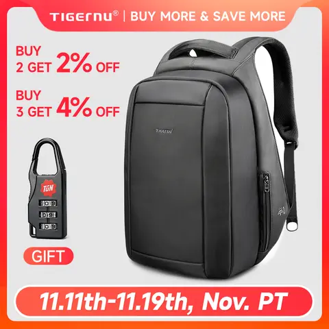 Anti Theft Laptop Backpack tigernu