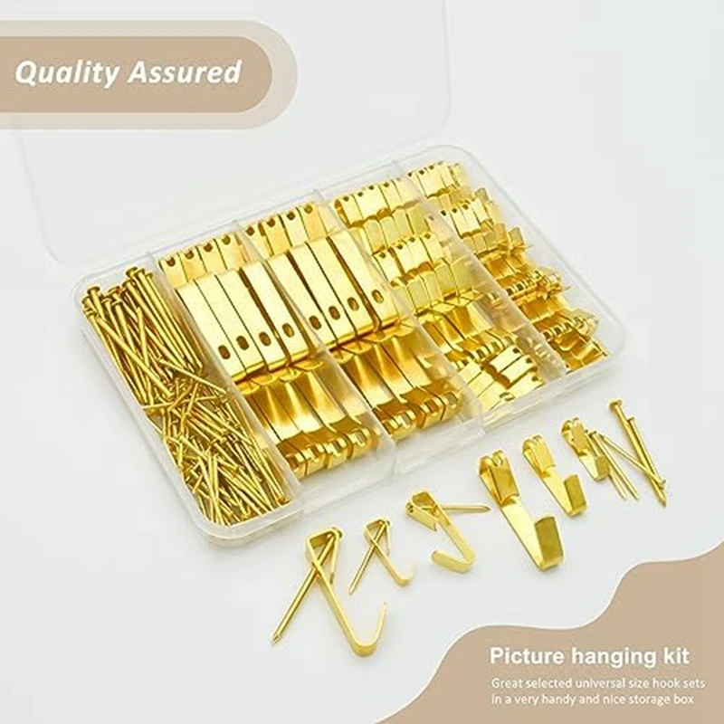 그림 걸이식 키트, 건식 벽체용 그림 후크, 3 가지 크기의 그림 후크 세트, 4.5Kg, 13.6Kg, 22.7Kg