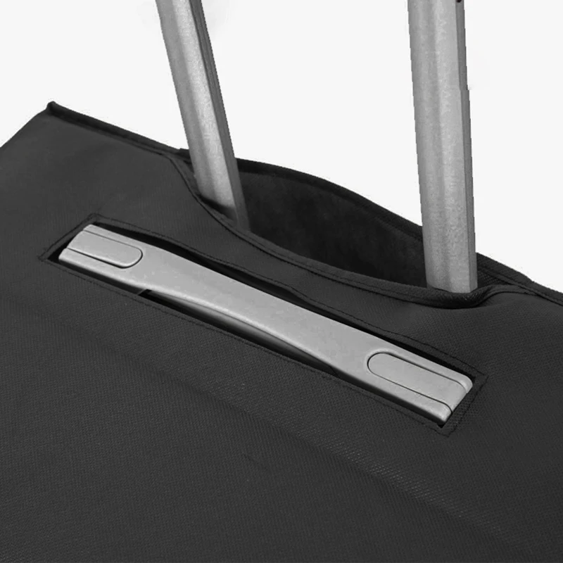 Luggage Compartment Protective Cover Wear Resistant Non Woven Fabric Thickened Dust Cover Durable Travel Case Cover Black Travel