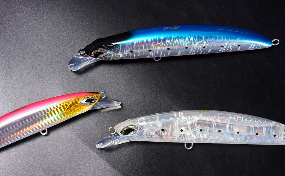 NOEBY Schwer Sinkender Minnow-Köder 170mm 56g 195mm 84g Jerkbait Weitwurfköder für Thunfisch GT Big Game Salzwasser – Detail 7