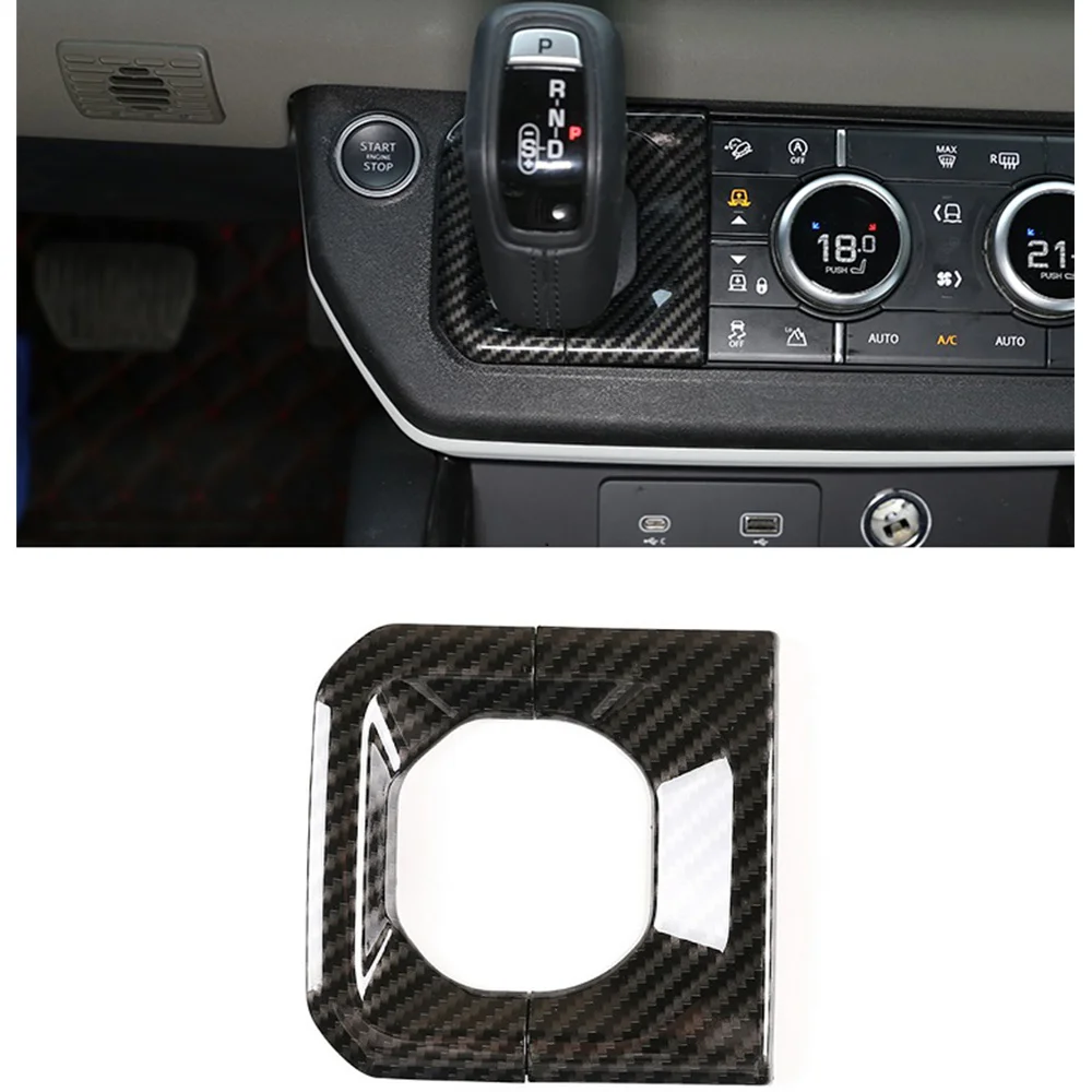 Car Gear Shift Panel Cover Interior Modification Accessories for Land Rover Defender 110