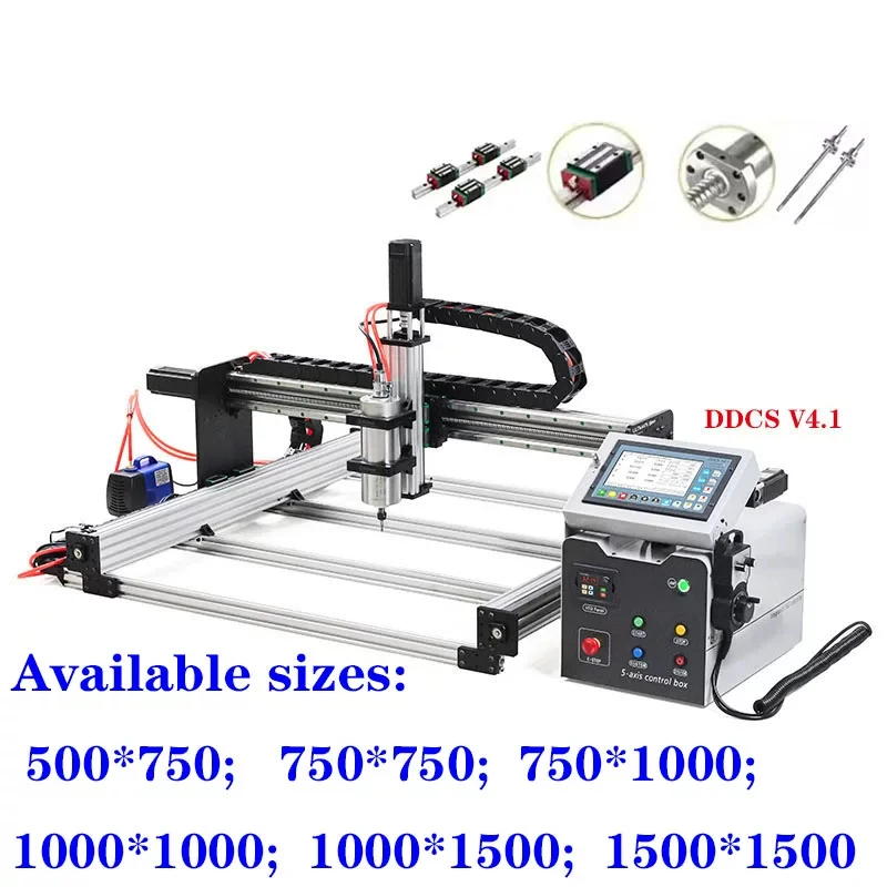 DDCS V4.1 4-Axis Offline Control System for CNC Engraving Machines 2200W Split-Type Industrial-Grade Components
