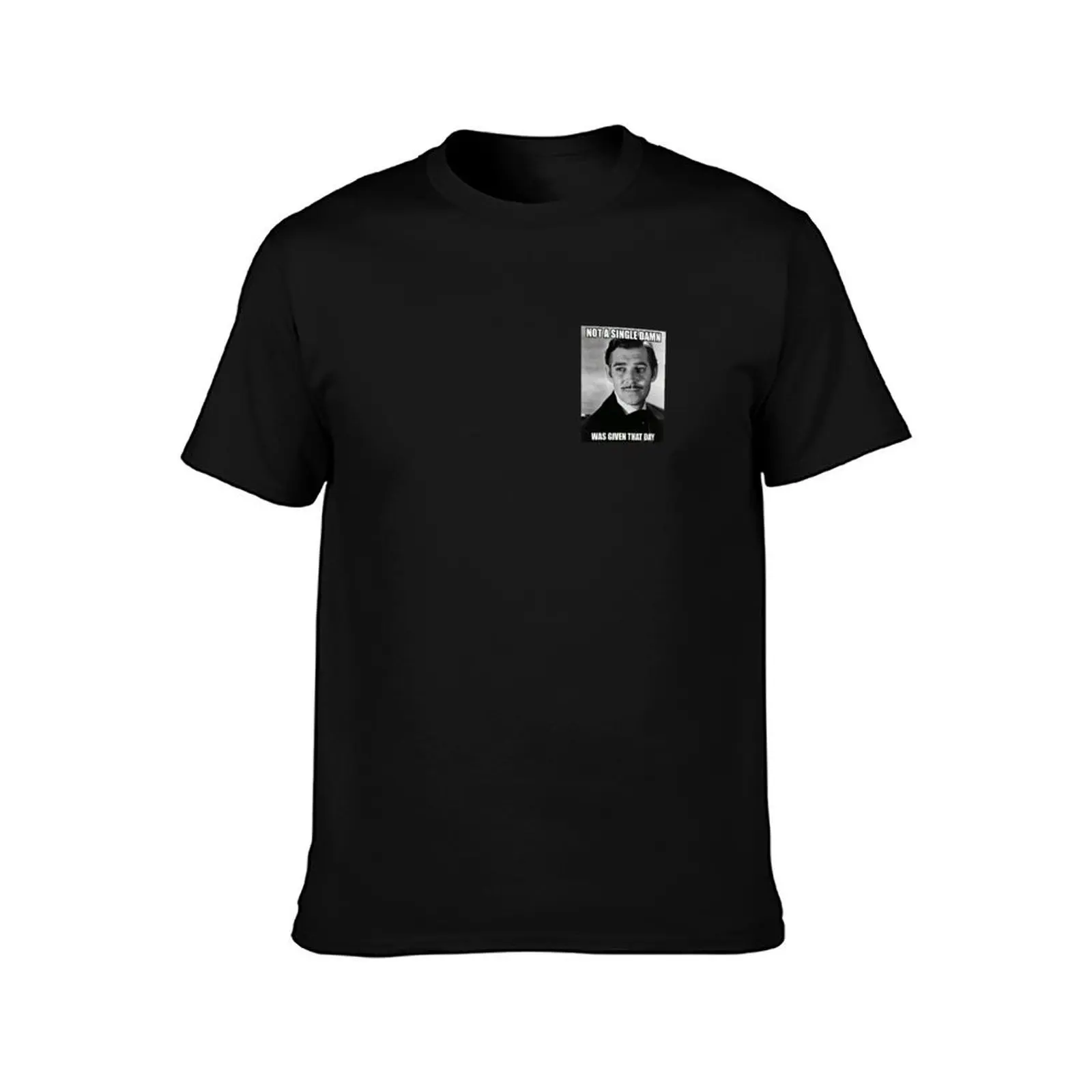 not a single damn was given that day, Rhett butler, gone with the wind T-Shirt Basic Casual Wear Short Sleeve Top T-Shirt