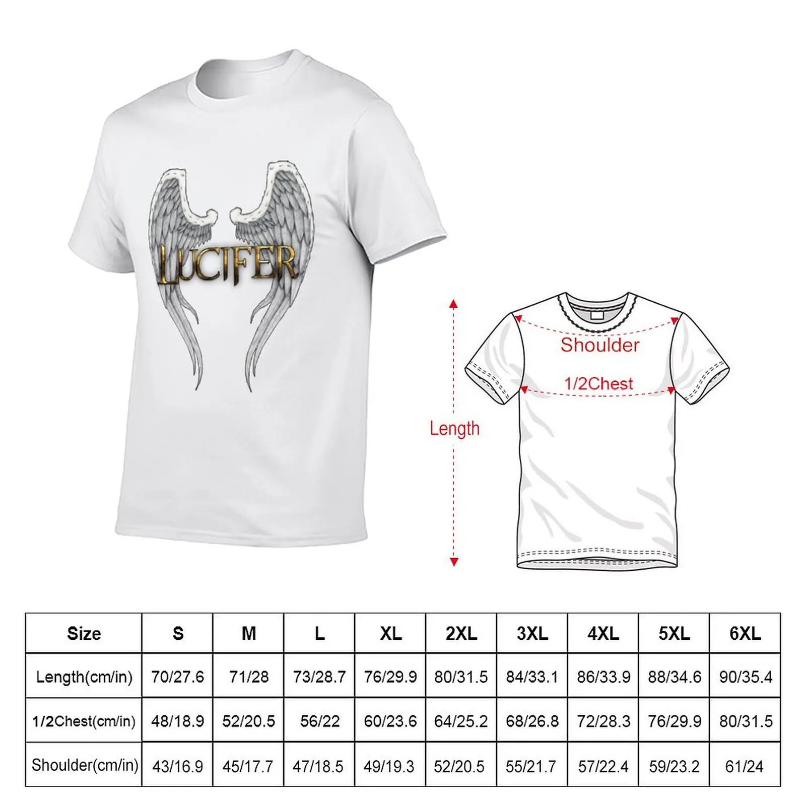 Lucifer T-Shirt Plus Size Comfort Fit Tee