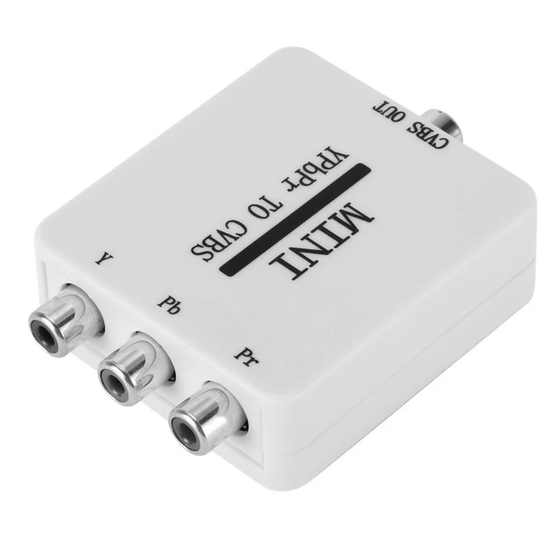 Эффективный видеоконвертер 1080P MINI YPBPR в CVBS HD для ТВ-проектора, монитора