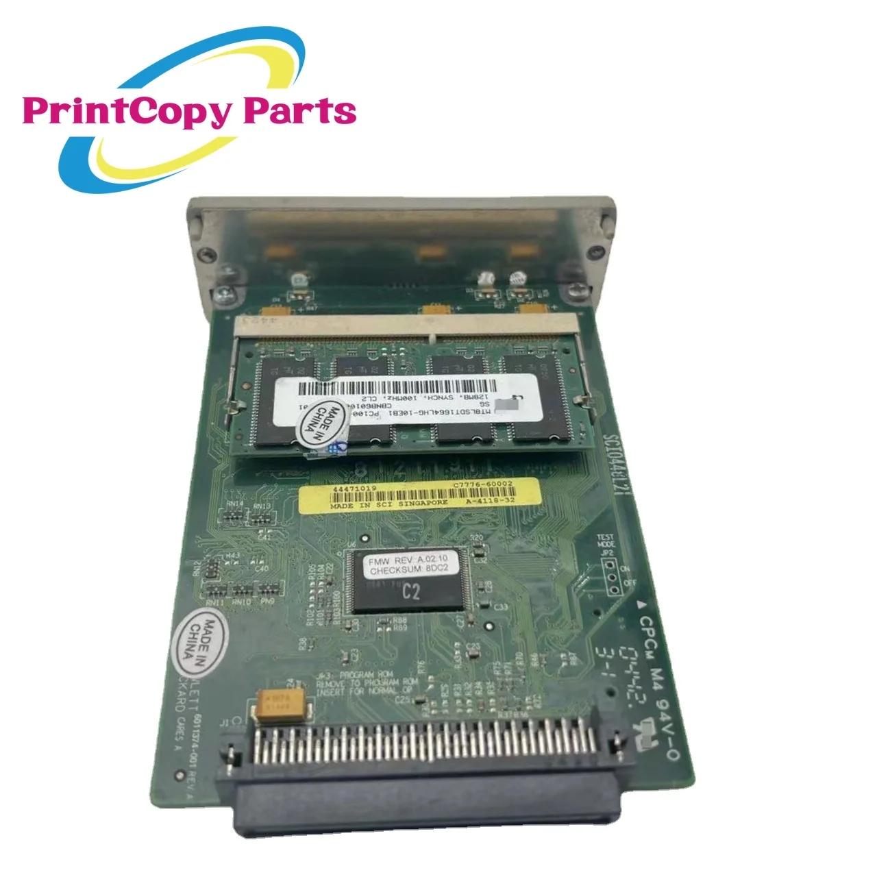 1PC C7776-60151 C7776-60002 C7772A GL2 Card Formatter Board + 128M for HP Designjet 500 500plus 3 Months Warranty