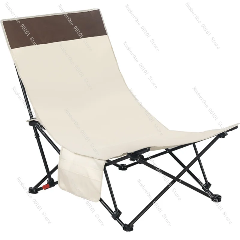 Recliner Autumn and Winter Outdoor Folding Chair Office Lunch Break Portable Picnic Table and Chair Beach Camping Chair